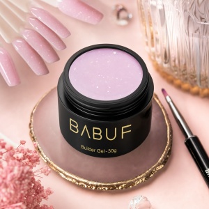 Gel de Constructie Autonivelant | Milky Pink Sparkle | BGG11 | 30g - Img 2