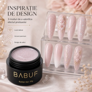 Gel de Constructie Autonivelant | Pearl Blush Glow | BGG10| 30g - Img 6