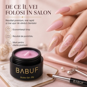 Gel de Constructie Autonivelant | Pink Glaze | BGP8 | 30g - Img 7