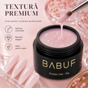 Gel de Constructie Autonivelant | Pink Milky Glow | BGG5 | 15g - Img 4