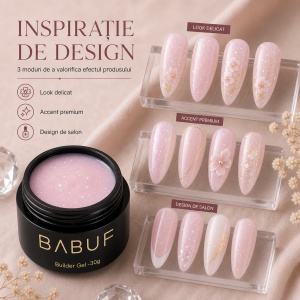 Gel de Constructie Autonivelant | Pink Milky Glow | BGG5 | 30g - Img 6