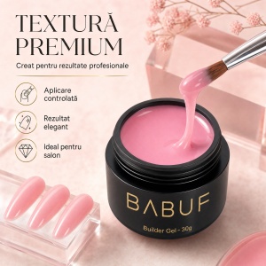 Gel de Constructie Autonivelant | Pink Serum | BG21 | 30g - Img 4