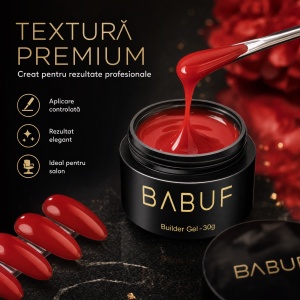 Gel de Constructie Autonivelant | Roșu În Flăcări | BG18 | 30g - Img 4