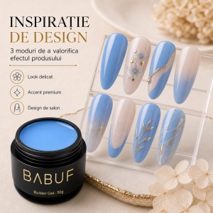 Gel de Constructie Autonivelant Smart | Baby Blue | SBG6 | 50g - Img 6
