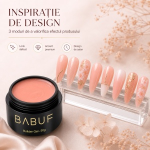 Gel de Constructie Autonivelant Smart | Soft Peach | SBG10 | 50g - Img 6