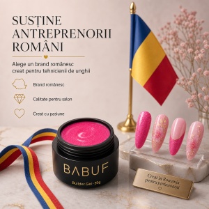 Gel de Constructie Camuflaj | Hot Pink Shimmer | CBG2 | 50g - Img 8