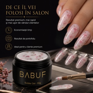 Gel de Constructie Flori Uscate | Milky Bloom | BGFU3 | 30g - Img 7