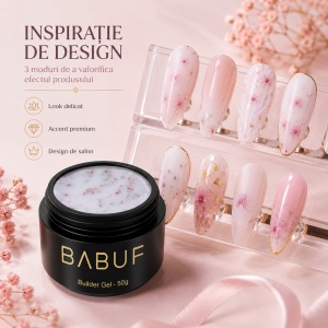 Gel de Constructie Flori Uscate | Milky Bloom | BGFU3 | 50g - Img 6