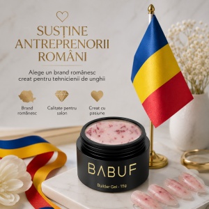 Gel de Constructie Flori Uscate | Milky Pink Petals | BGFU10 | 15g - Img 8