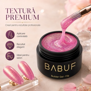 Gel de Constructie Mermaid | Fuchsia Shimmer | MBG7 | 15g - Img 4