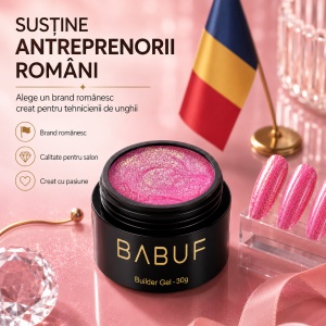 Gel de Constructie Mermaid | Fuchsia Shimmer | MBG7 | 30g - Img 8