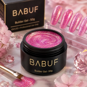 Gel de Constructie Mermaid | Fuchsia Shimmer | MBG7 | 50g - Img 3