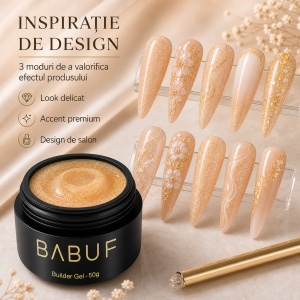 Gel de Constructie Mermaid | Golden Peach | MBG4 | 50g - Img 6