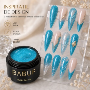 Gel de Constructie Mermaid | Turcoaz Electric | MBG9 | 15g - Img 6