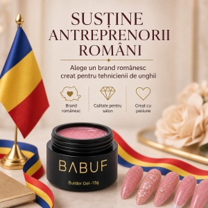 Gel de Constructie Reflectiv Autonivelant | Blush Sparkle | GBG14 | 15g - Img 8