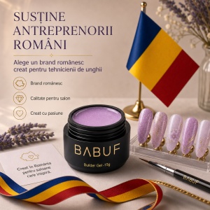 Gel de Constructie Reflectiv Autonivelant | Lavender Sparkle | GBG9 | 15g - Img 8