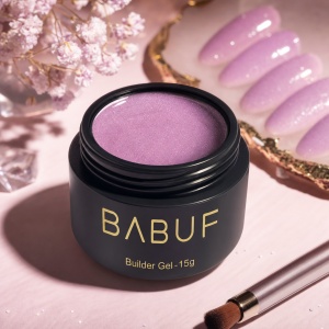 Gel de Constructie Reflectiv Autonivelant | Lilac Sparkle | GBG13 | 15g - Img 2