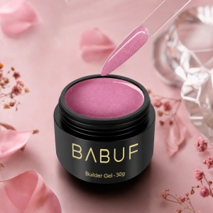 Gel de Constructie Reflectiv Autonivelant | Mauve Sparkle | GBG16 | 30g - Img 2