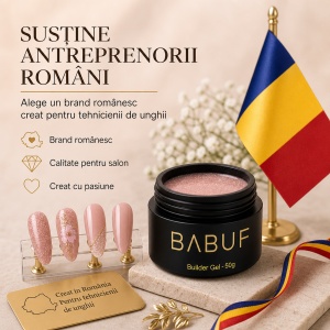 Gel de Constructie Reflectiv Autonivelant | Nude Sparkle | GBG11 | 50g - Img 8
