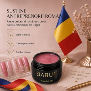 Gel de Constructie Reflectiv Autonivelant | Rose Sparkle | GBG17 | 50g - Img 8