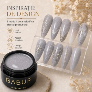 Gel de Constructie Reflectiv Autonivelant | Silver Grey | GBG5 | 30g - Img 6