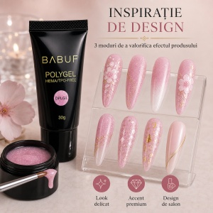 Polygel | Pink Sparkle | DPLG1 | 30g - Img 6