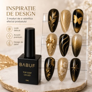 Top Coat Cat Eye | Auriu Magnetic | TCE7 | 15ml - Img 6