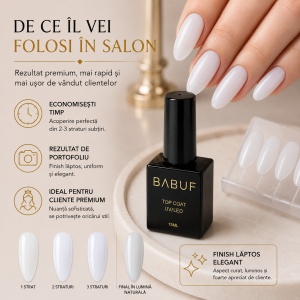 Top Coat | Milky White Top | TCC1 | 15ml - Img 7