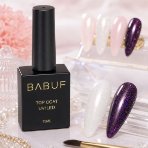 Top Coat | Opalescent Flake Top | TCP9 | 15ml - Img 3