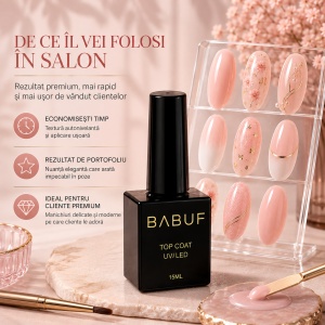 Top Coat | Peach Pink Top | TCC4 | 15ml - Img 7