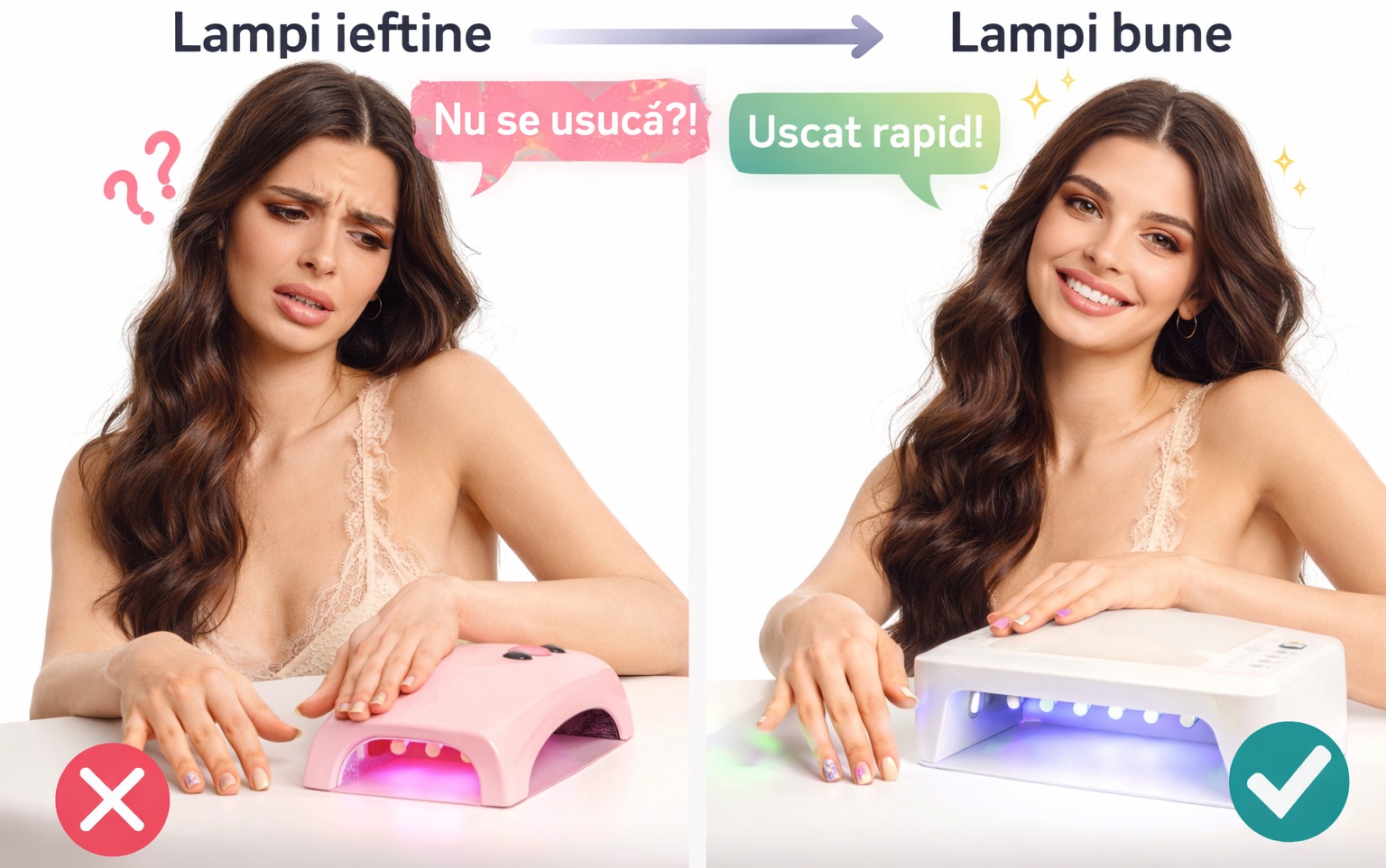 Lămpi UV unghii bune: cum alegi corect și „sigur” în salon