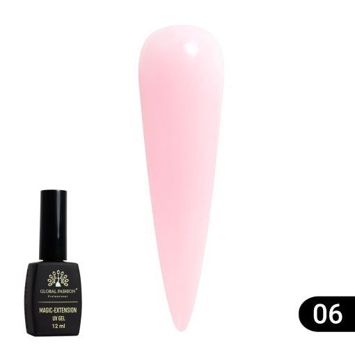 Gel UV constructie, Magic-Extension, 12 ml, Roz, 06 - TPO Free