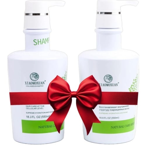 Set Cadou pentru Păr Xiaomoxuan S2M2 - Sampon si Masca cu Collagen