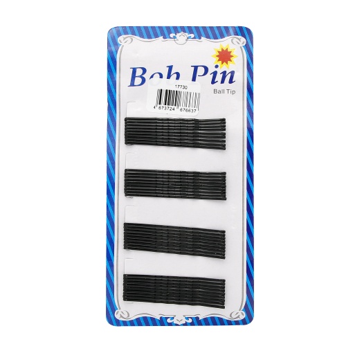 Set 60 Agrafe de Par, Bob Pin, Ondulate, Negre Mari