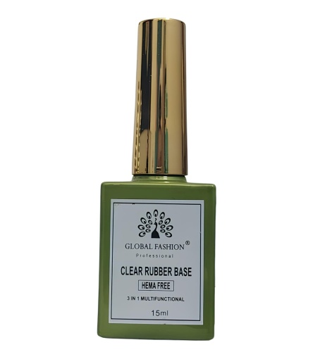 Baza cauciucata transparenta 3 în1, fara Hema, 15 ml - TPO Free