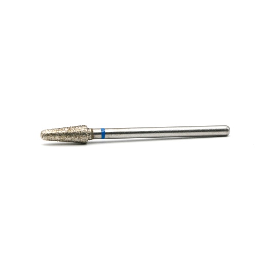 Bit pentru cuticulă, con rotunjit, brâu albastru 852/040