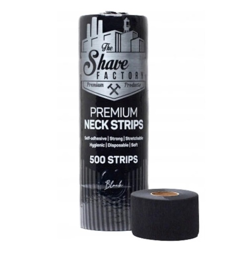Gulere Frizerie Set 5 role x100 buc The Shave Factory Negru