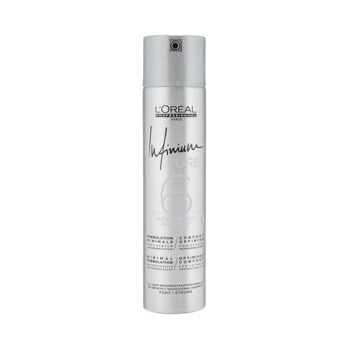 Fixativ Profesional L’Oréal Professionnel Infinium Pure Strong 300ml – Fixare Puternică, Ultra-Uscată, Fără Parfum