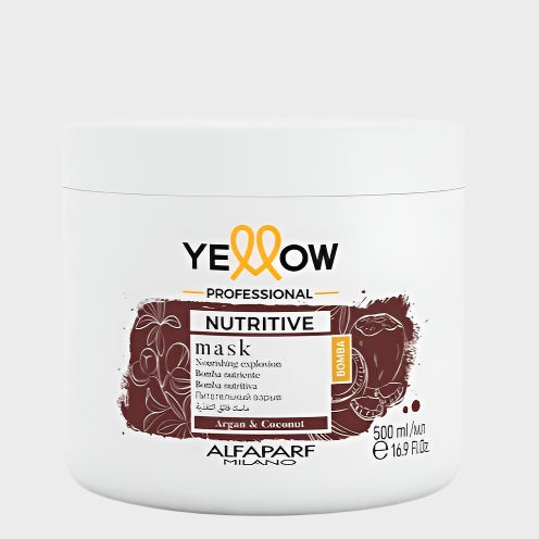 Yellow Nutritive Mask – Hidratare Intensă și Nutriție pentru Părul Uscat