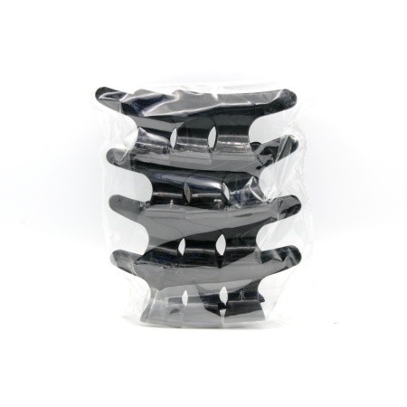 Clesti de Par din Plastic – Set 12 Bucati (Negri) - Img 3