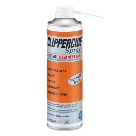Dezinfectant Spray 5in 1 Masinile de Tuns Clippercide 500 ml
