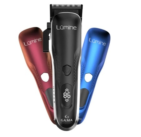 GA.MA Lumine Hyper Digital Mașină de Tuns Profesională – Motor Brushless, Lame DLC, 2 Viteze, Autonomie 180 min, Afișaj Digital și Kit Personalizare - Img 2