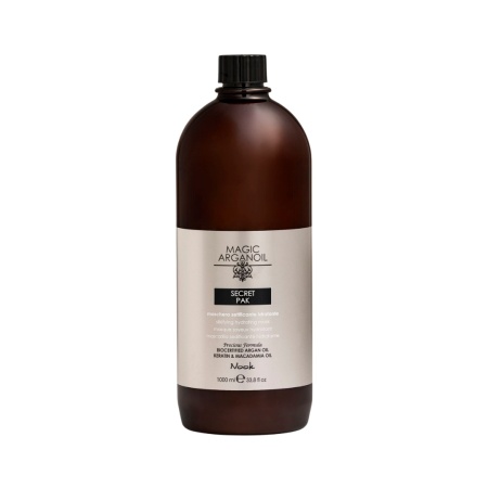 Mască Hidratantă cu Textură Mătăsoasă, Formulată pentru Strălucirea și Repararea Părului Uscat, Nook Magic ArganOil Secret Pak Silkifying Hydrating - Img 2