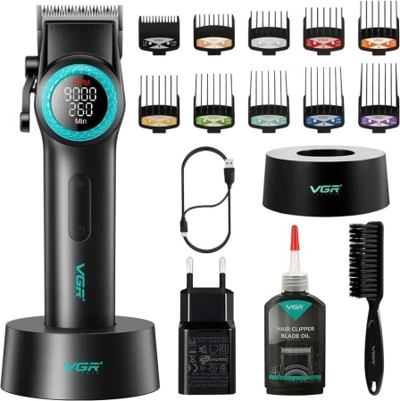 Masina de tuns VGR V-001 Clipper 9000 RPM Black cordless - Img 2