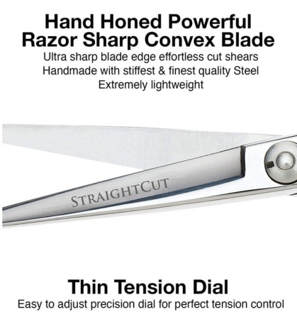Olivia Garden StraightCut 5.75” – Foarfecă Profesională de Tuns cu Design Ergonomic, Lamă Ultra-Ascuțită și Tăiere de Precizie - Img 3
