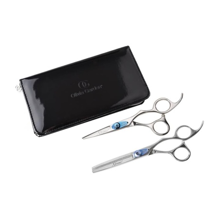 Olivia Garden Xtreme 5 inch+6.35 inch - Set Foarfece de Tuns si Filat Profesionale