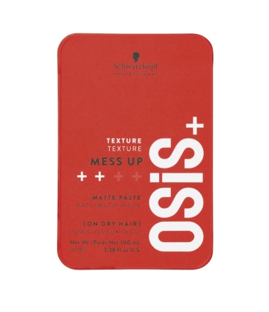 Pastă Modelatoare Matifiantă Cu Fixare Medie Schwarzkopf Professional Osis Mess Up 100ml - Img 1