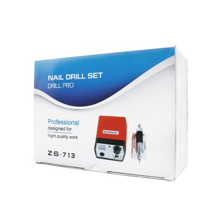Pila electrica manichiura Nail Master, ZS-713, 65W, 35000 rpm, Neagra - Img 4