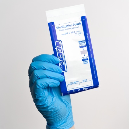 Pungi sterilizare pupinel/autoclav din hârtie+plastic Pro Steril 75x150mm set 100 buc. - Img 3