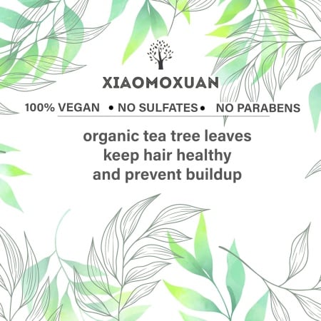 Sampon Xiaomoxuan S1 - Silky Smooth 300 ml (Tea Tree) - Arbore de Ceai pentru Toate Tipurile de Par - Img 5
